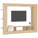 thumbnail of vidaXL TV-Schrank Sonoma-Eiche 152x22x113 cm Holzwerkstoff