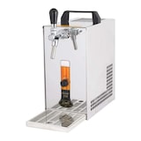 thumbnail of Komplett Set - Zapfanlage, Bierzapfanlage, Bierkoffer, Durchlaufkühler PYGMY 25 LE, 1-leitig Trockenkühler, 30 L/h, Green Line, Zapfkopf:NC Adapter