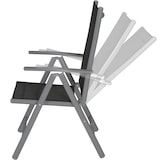 thumbnail of tectake Aluminium tuinstoelen inklapbaar - antraciet, Set van 4 - 401634
