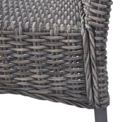 thumbnail of vidaXL Esszimmerstühle 6 Stk. Braun Kubu Rattan und Mangoholz