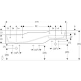 thumbnail of Geberit Spiel- u Waschlandschaft Bambini Version L 1400x300x390mm weiß
