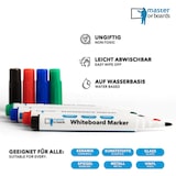 thumbnail of Flipchart Zubehör-Set Flipchart-Papier weiß - 80 g/m² Papier - 5 Magnete, 4 Marker - 68 x 98 cm