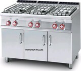 thumbnail of Piano Cottura Cucina A Gas - Mod. Pc/712GpM - N. 6 Fuochi - Linea 70 - A Giorno - Con Fiamma Pilota - Dimensioni: Cm L 120 X P 70,5 X H 90 -