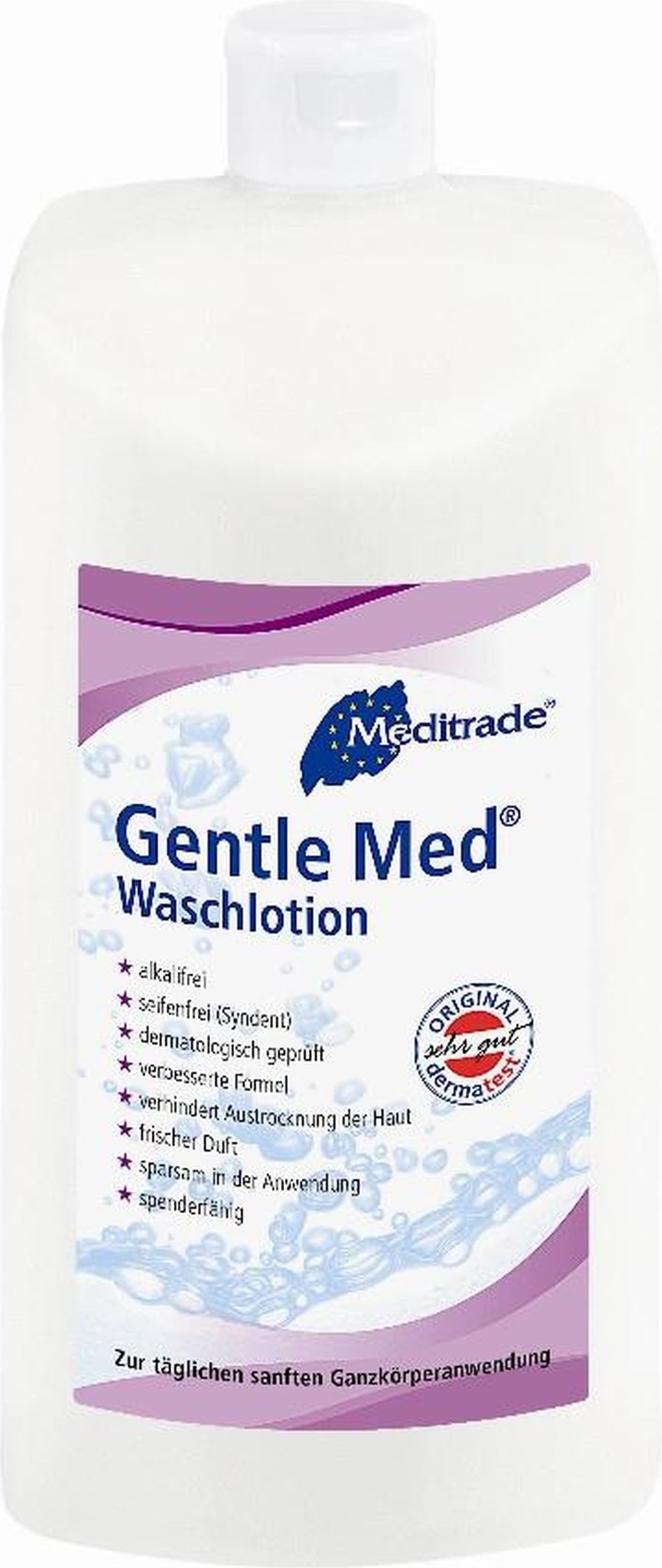 Gentle Med Waschlotion - 10 x 1000 ml - seifenfrei - spenderfähig