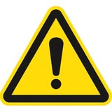 thumbnail of Aufkleber Allgemeines Warnzeichen ISO 7010, Folie, 200 mm SL