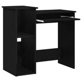 thumbnail of vidaXL Schreibtisch mit Regalen Schwarz 84x40x78 cm Holzwerkstoff