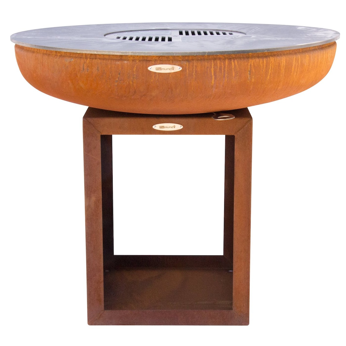 Remundi Carus L 102/45 - Rusty - Feuerstelle - Plancha Grill