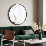 thumbnail of Miroir rond 94 cm Hub noir Umbra