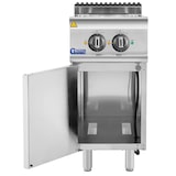 thumbnail of Royal Catering - Royal Catering Cuisinière électrique professionnelle 5,2 kW avec 2 plaques et armoire intégrée - Gazinière électrique Plaque de