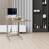 thumbnail of Computertisch / Schreibtisch WORKSTATION grau / buche hjh OFFICE