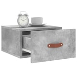 thumbnail of vidaXL Wand-Nachttisch Betongrau 35x35x20 cm