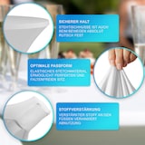 thumbnail of Stehtischhusse Gala Schwarz Ø 70-75 cm 5er Set Elastische Premium Stretchhusse für gängige 110-120 cm hohe Bistrotische & Stehtische