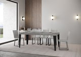 thumbnail of Ausziehbare Konsole 90x40/196 cm Flame Small Premium Cement Anthrazitrahmen