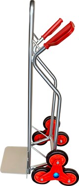thumbnail of METRO Professional Carretilla QT3069, aluminio, 51 x 49 x 118 cm, carga máxima: 150 kg, triple rueda, plata