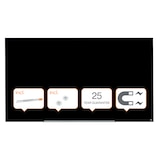 thumbnail of Nobo Whiteboard Glas 85"106x188cm schwarz, magnetisch aus gehärtem