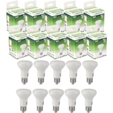 thumbnail of 10x Bombilla led R63 9W, rosca E27, 4200K blanco neutro