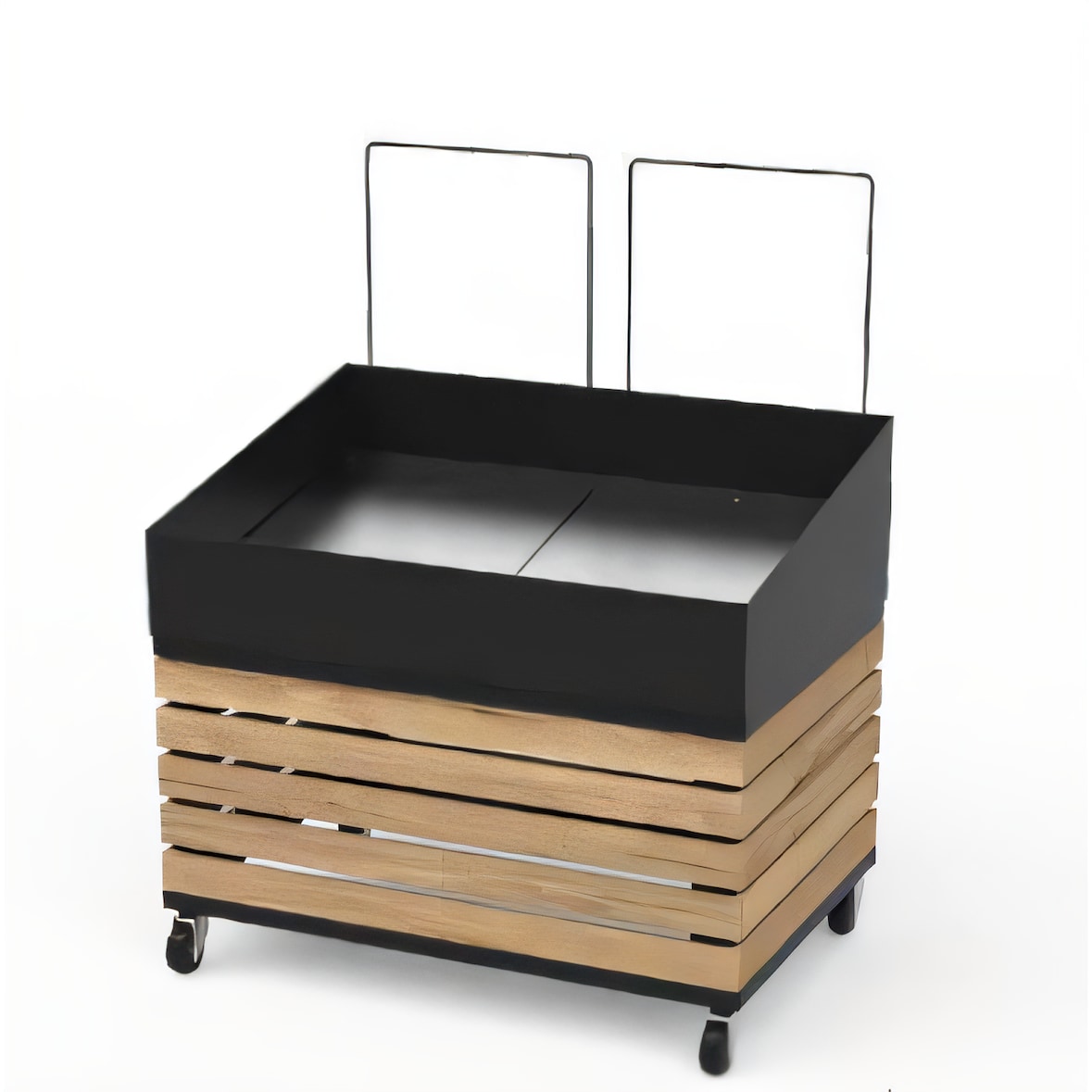 Espositore per frutta e verdura 1200x800x1003 o 4 casse 600x400