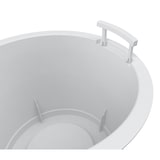 thumbnail of Blumentopf / Pflanztopf, Höhe 70 cm,  Ø 36, weiß, matt, 16 l Inhalt, mit herausnehmbarem Pflanz-Einsatz, aus hochwertigem Polyethylen
