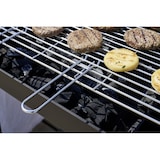 thumbnail of METRO PROFESSIONAL Barbecue a carbonella con ruote, 178 x 91 x 102 cm, coperchio di protezione e vano portaoggetti, acciaio/acciaio inox, nero