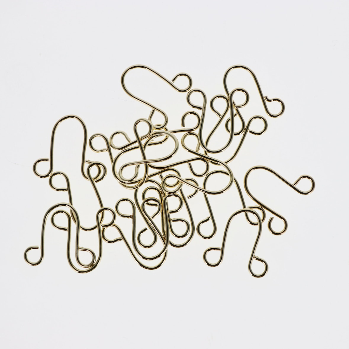 Lot de 20 suspendeurs lyre pour rideaux en Acier Laitoné - Boulet