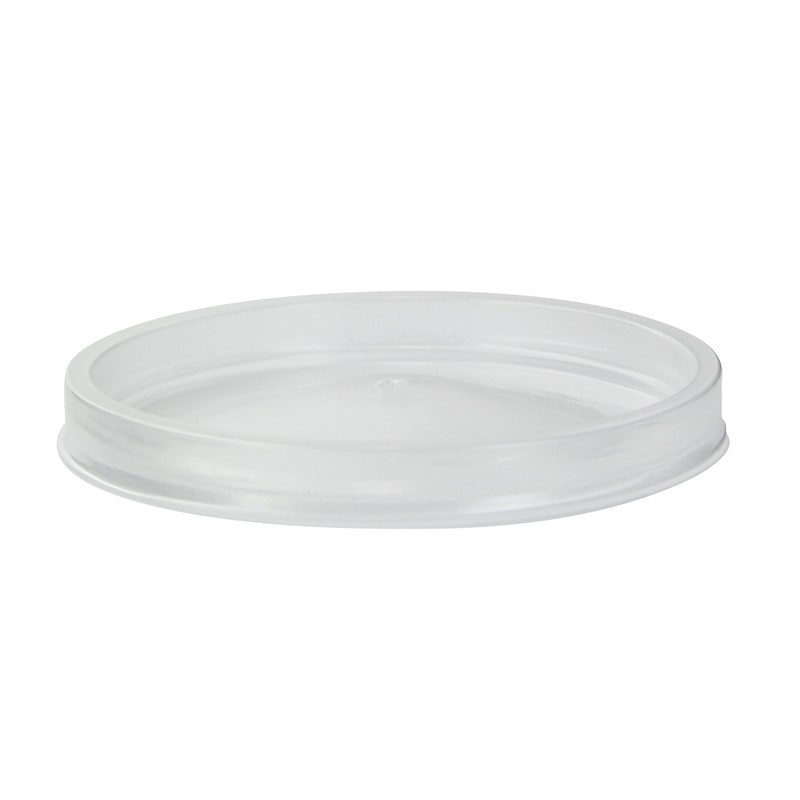 ECOLOMIQUE - 50 Pcs - Couvercle PP transparent - Diam: 9,6 cm, Idéal pour contenants standards - ECO210SOUPLPP96