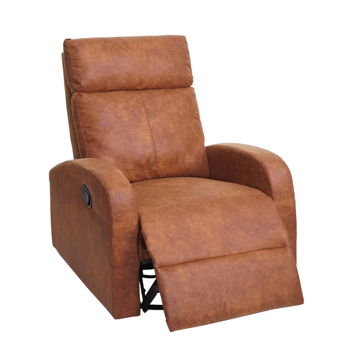 TV-fauteuil HWC-A54 Premium, relaxfauteuil schommelfunctie, draaibaar ~ stof/textiel imitatiesuède
