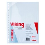thumbnail of Viking Prospekthüllen  DIN A5 Glasklar Transparent 80 Mikron PP (Polypropylen) Öffnung oben 17 Löcher 25 Stück