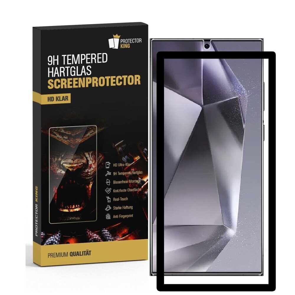 6x 9H Panzerglas für Samsung Galaxy S25 Ultra HD klar Montagehilfe echtes Tempered Glass Displayschutz Schutzglas Schutzfolie Screen-Protector