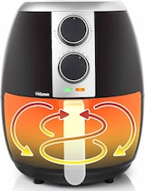 thumbnail of TRISTAR Freidora de aire, volumen 3.5 L, 1500 W, panel de control analógico, temporizador y temperatura 80-200 °C, negro y gris