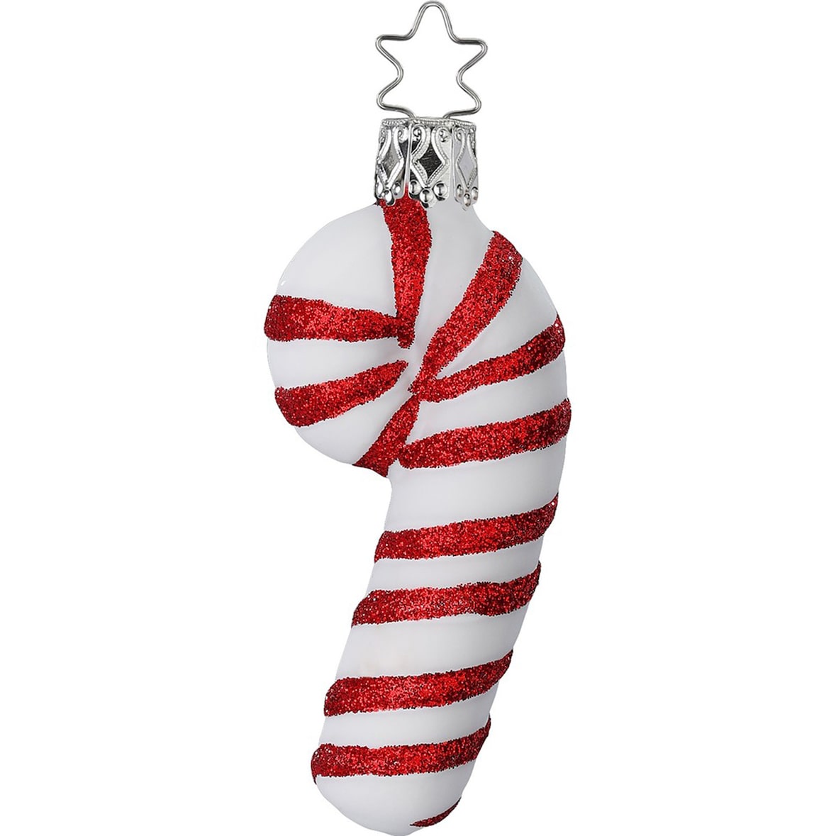 Christbaumschmuck Glas Zuckerstange Weihnachtskugeln Weihnachtsbaumschmuck rot