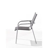 thumbnail of Sieger 379/A-SG Stapel-Loungsessel Sirio, graphit, silbergrau