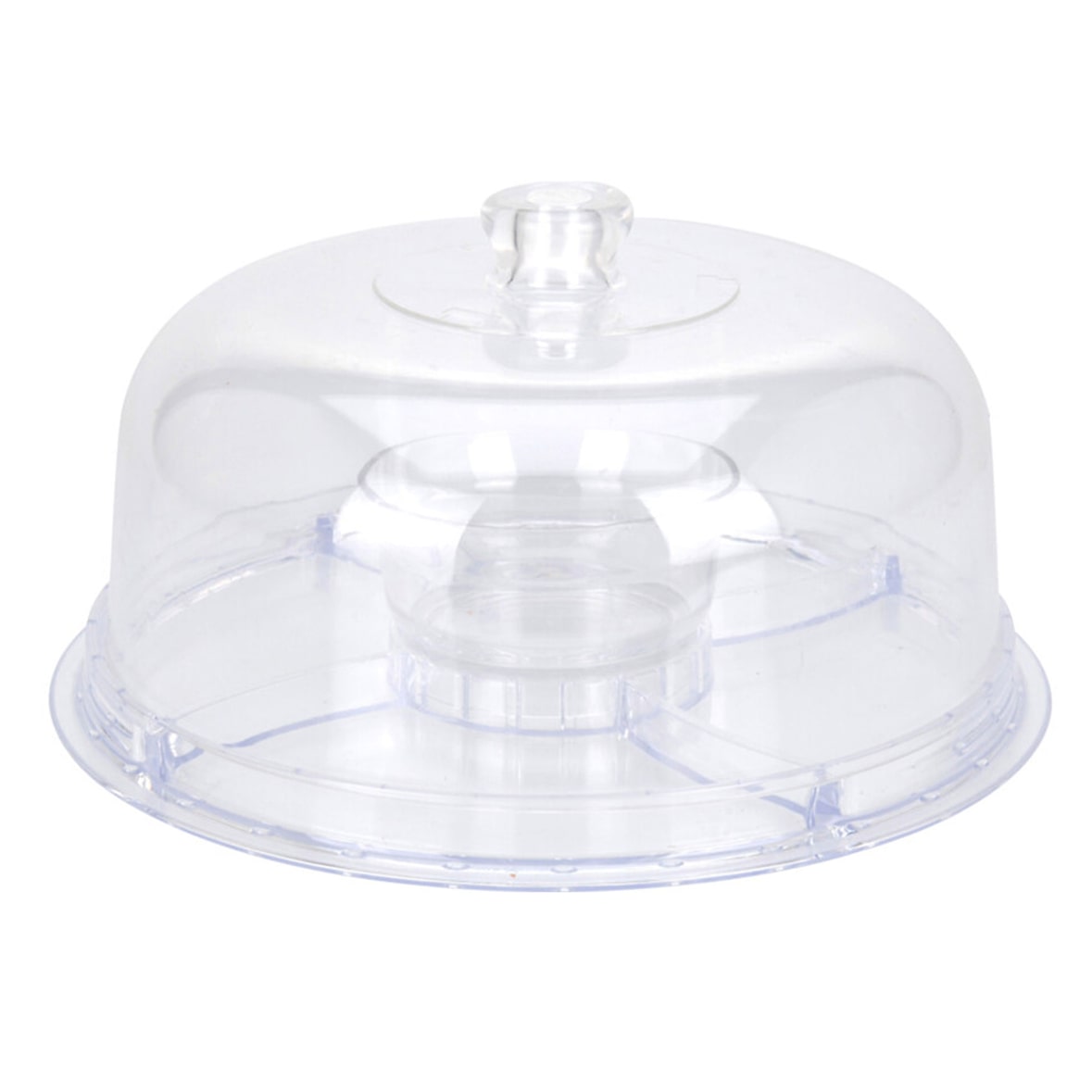 WellHome - Caixa para Bolo Transparente Material PS Ø30,5 cm