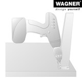 thumbnail of WAGNER Möbelbein/Tischbein schräg 80er JAHRE STIL - 20 x 80 x 80 x 400 mm, Stahl schwarz matt, filigran Retro - 12544001