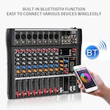 thumbnail of Table De Mixage 8 Canaux Avec Bluetooth USB Et Alimentation 48V YONIS
