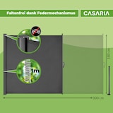 thumbnail of CASARIA Seitenmarkise Nosara 180x300cm anthrazit