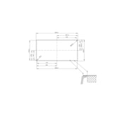 thumbnail of Blanco Silgranit Spülbecken mit Glasschneidbrett, Axia III 6 S-F, Schwarz 99 x 50 cm, Hauptbecken links