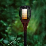 thumbnail of Lumisky Tocha com efeito de chama MAITY SUN H80CM Plástico Preto