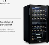 thumbnail of Klarstein Shiraz 29 Duo Weinkühlschrank 2 Zonen 80L/29 Flaschen 5-22°C Touch Schwarz