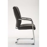 thumbnail of Cadeira de visitante XXL em tecido Anubis cinza escuro