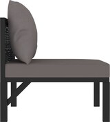 thumbnail of vidaXL Sofa-Mittelelement mit Kissen Poly Rattan Anthrazit