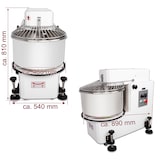 thumbnail of Beeketal Gastro Spiralkneter Teigknetmaschine BTK40