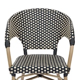 thumbnail of METRO PROFESSIONAL Fauteuil de terrasse FLORE, aluminium/plastique, aspect bambou, empliable, marron/noir
