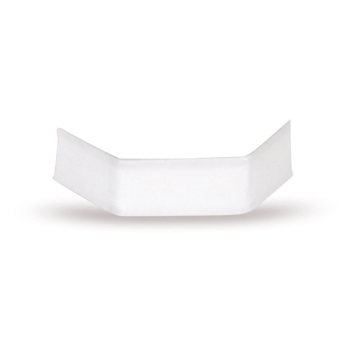 2000x U-Clipse Verschlussclipse Beutelverschlüsse 33 mm Weiss Papier