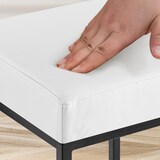thumbnail of 2er Set Barhocker BIDAN - Kunstleder Weiß 37x37x78 cm | Barstuhl Mit Lehne Tresenhocker Tresenstuhl Kneipenhocker Kneipenstuhl