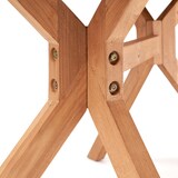 thumbnail of Bazar Bizar Table à manger en bois de teck récupéré 225x115x78 cm naturel