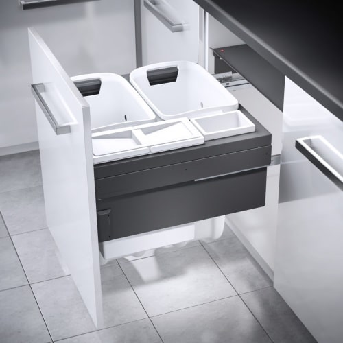 Hailo Wäschesammler 3270831 Laundry Carrier 60 LC Slide SC 80 Liter