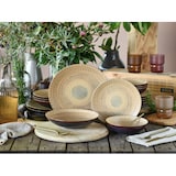 thumbnail of CreaTable Neapel Sand Tellerset 16-tlg Steinzeug