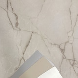 thumbnail of RestooTab - Tisch Milan 70x70cm Dekor Marmor yule  Kanten messingfarben