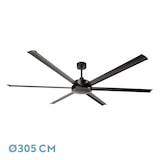 thumbnail of Ventilador Extragrande Dc Sanson L Negro Sin Luz Con Mando A Distancia