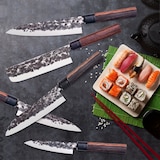 thumbnail of 3 Claveles Osaka - Cuchillo Usuba 18 cm de Estilo Asiático Forjado a Mano